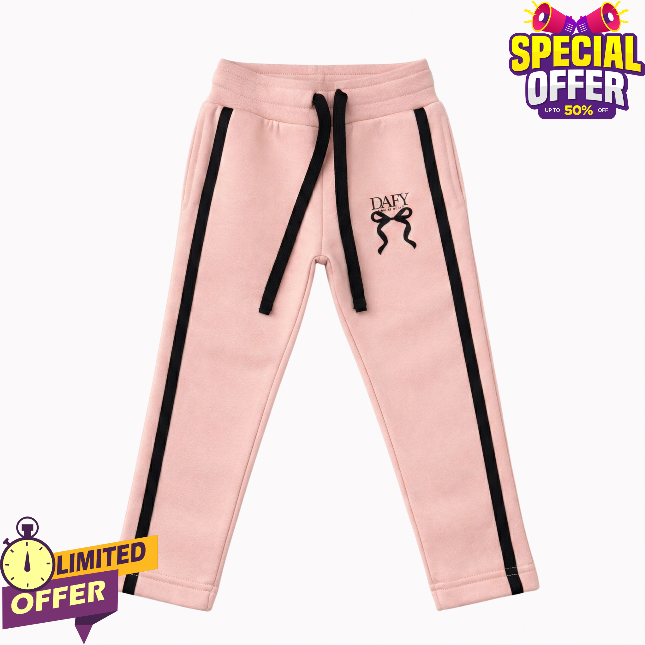 "Princess Blush" Pants for Girls – Cashmere "