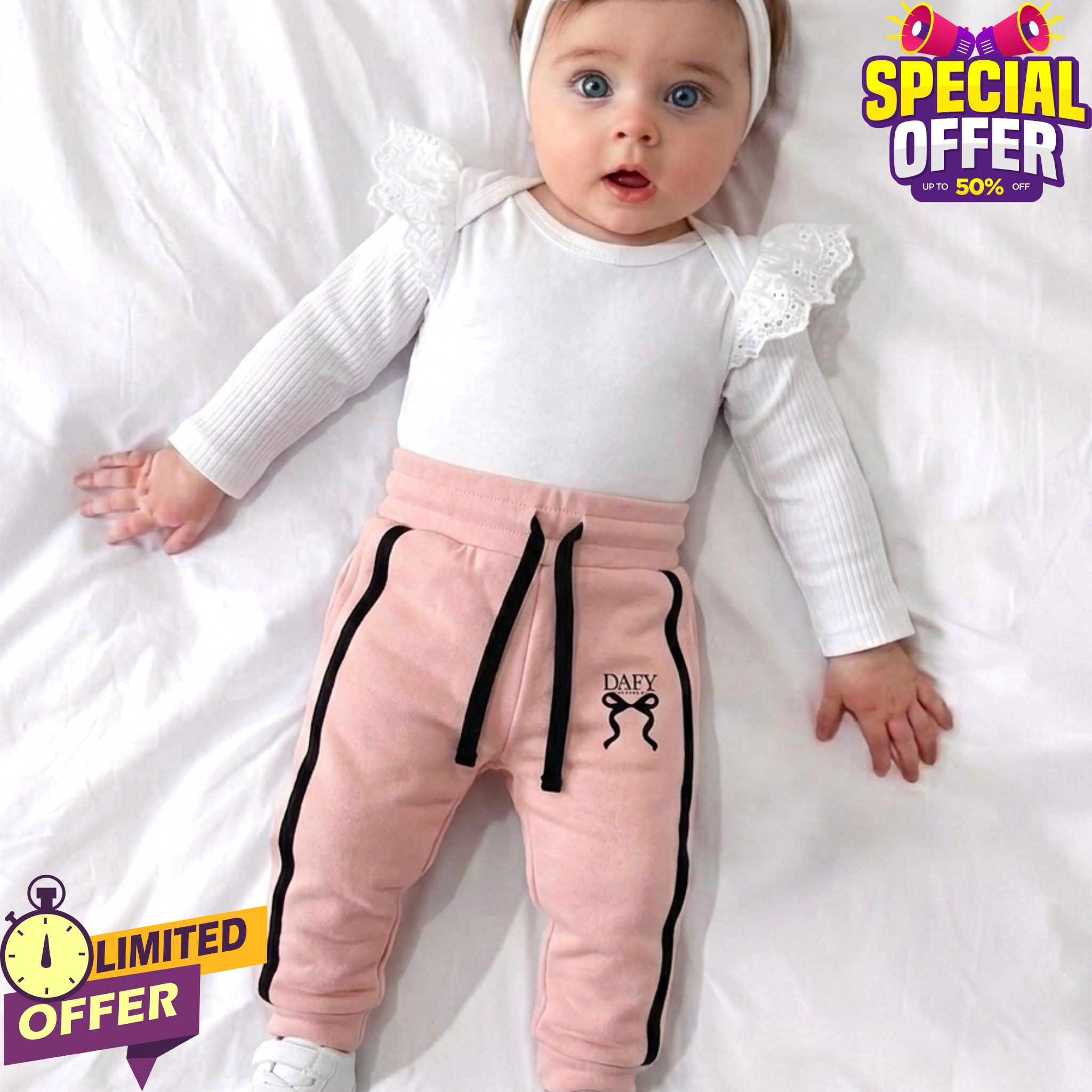 "Princess Blush" Pants for Girls – Cashmere "