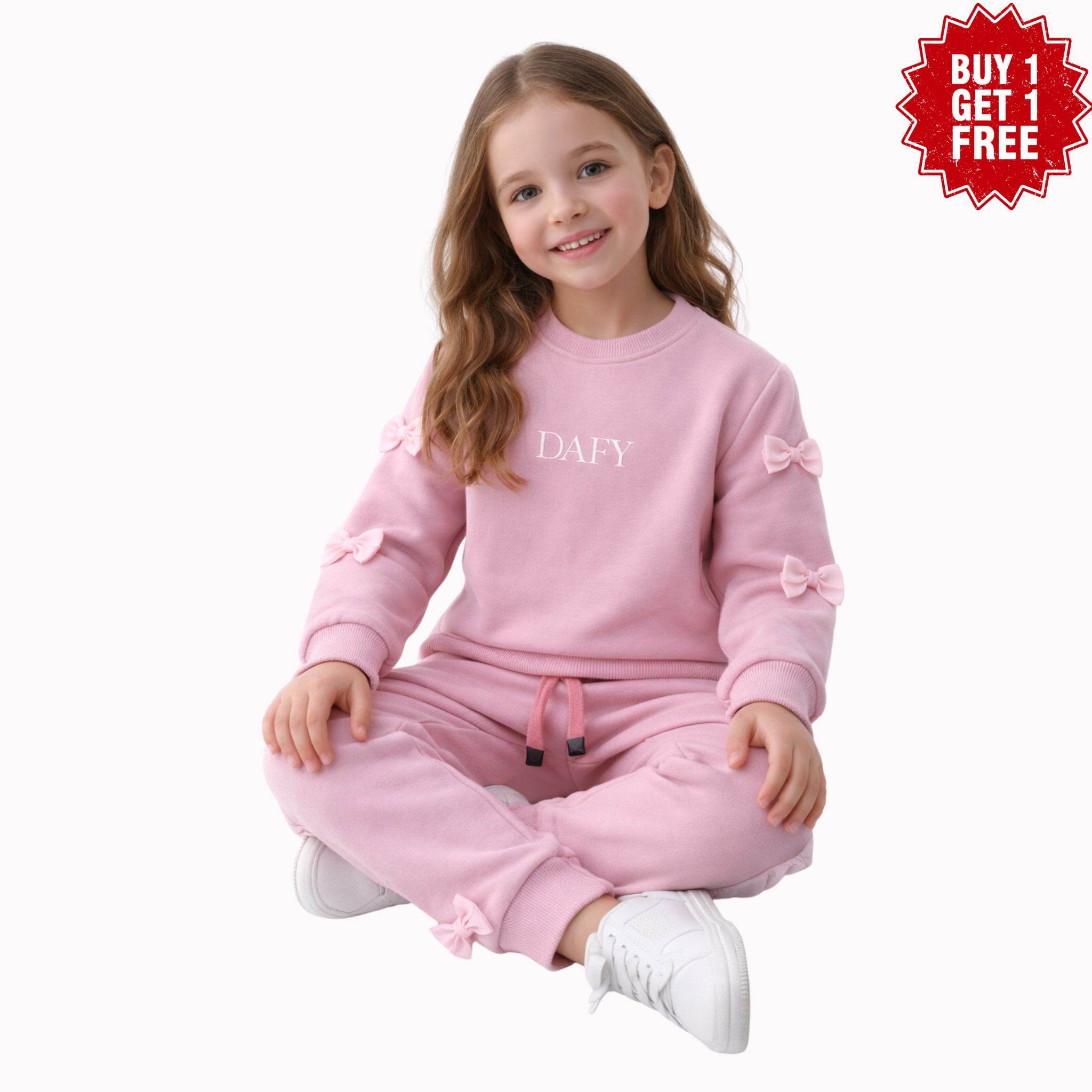  "زينة البنات" Set for Girls- Hoodie and Pants